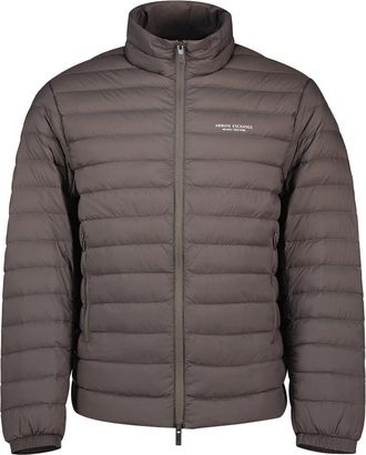 A|X Armani Exchange Mens Essential, Light Padding Milano-New York Side Logo Jacket, Dark Gull Gray, M