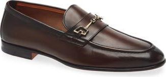 Santoni Saddle Bit Loafer in Dark Brown at Nordstrom Rack, Size 10.5