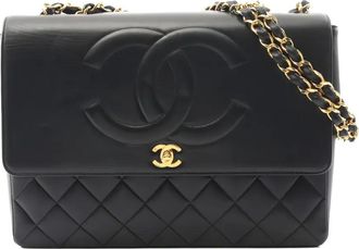 Chanel Borsa a spalla Decamatlass&eacute; 1997-1999 - Nero