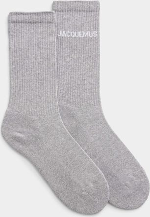 Jacquemus Mens Signature ribbed socks