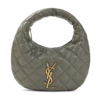 Saint Laurent Icarino Mini Hobo Bag - female - Saint Laurent - Handbags - Green - ONE SIZE - Bags