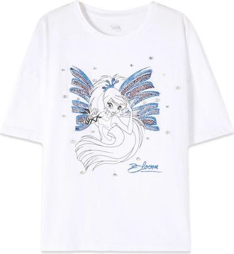 Oltre T-Shirts - Dames - T-shirts - Wit - XL - Katoen - Tops