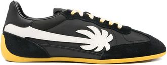 Palm Angels Pa 5 Palm-tree Leather Sneakers