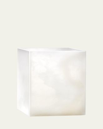 Labrazel Hielo White Onyx Wastebasket