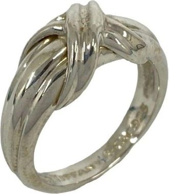 Tiffany & Co. Silver Silver 925 Band Ring (Pre-Owned)