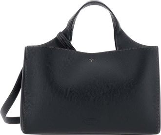 Tod's Black T Timeless Small Tote
