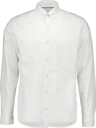 Eton Chambray Shirt - Heren - Zakelijke Overhemden - Wit - 3XL - Katoen - Overhemden