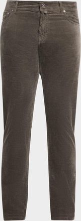 Kiton Mens Corduroy Straight Fit Five-Pocket Pants