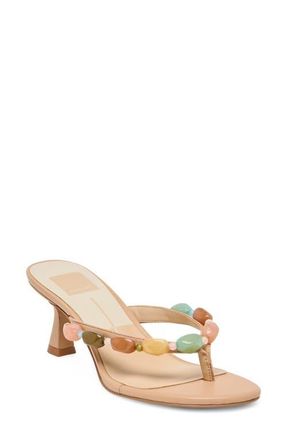 Dolce Vita Daksie Flip Flop in Cafe Leather at Nordstrom, Size 9.5