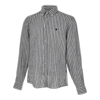 HUGO BOSS Hugo, Casual Shirts, male, Blue, Size: 2XL H-Liam Shirt