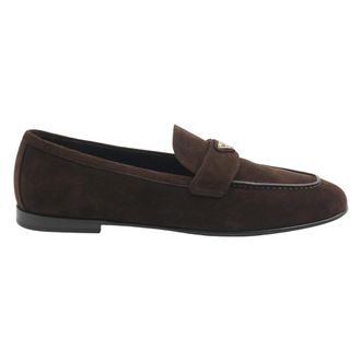 Prada Schoenen, Dames, Bruin, 37 EU, Loafers