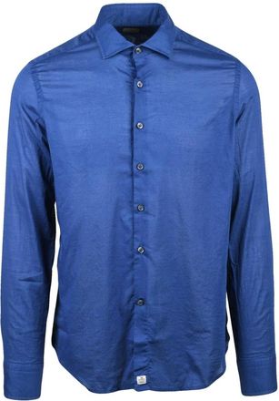 Sonrisa Overhemden, Heren, Blauw, 3Xl, Casual Shirts