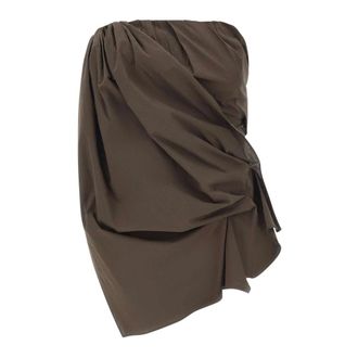 The Garment Sleeveless Tops, female, Brown, Size: 2XS Bazaar Bustier Top