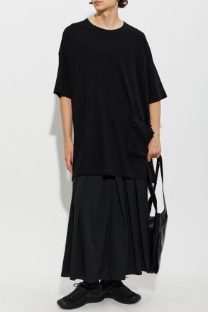 Yohji Yamamoto Oversize T-shirt, Mens, Black