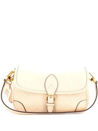 Louis Vuitton Diane NM Handbag Monogram Empreinte Giant shoulder bag - Neutrals