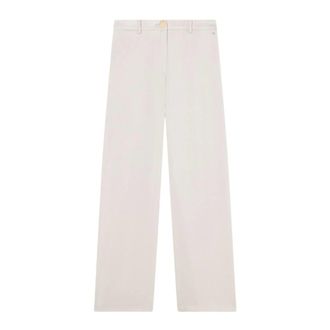 A|X Armani Exchange Wide Trousers, female, Beige, Size: 3XS Regular Pants