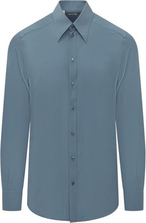 Dolce & Gabbana Blue Regular Solid Shirt