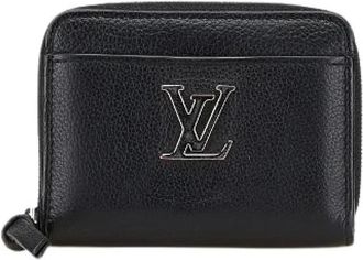 Louis Vuitton Pre-owned Wallets, female, Black, Size: ONE SIZE Pre-owned Leather wallets