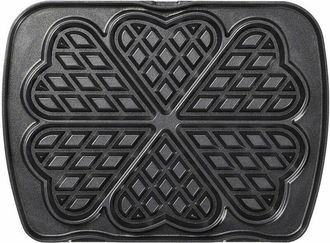 Lagrange Par De Platos Para 6 Gofres De Coraz&oacute;n Para Una Plancha De Gofres Premium - 010522