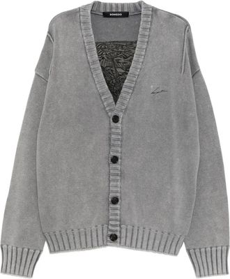 Songzio Cardigan con ricamo - Grigio