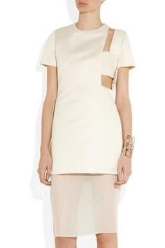 Esteban Cortazar White Cutout Dress Size S