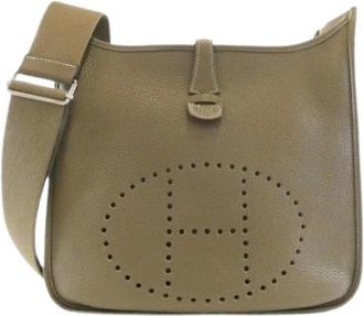 Herm&egrave;s Borsa a spalla Pre-owned in Taurillon Clemence - - Pre-owned - Donna - Marrone - ONE SIZE