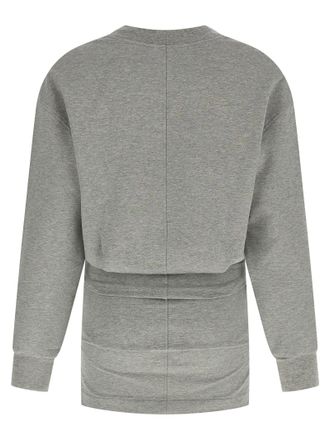 The Attico Draped Mini Dress - Gray