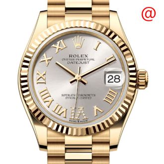 Rolex Datejust 31 Automatic Chronometer Grey Dial Ladies Watch M278278-0028