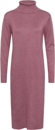 Saint Tropez Mila SZ Rollneck Dress - Dames - Kleedjes - Paars - L - Kleedjes