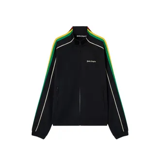 Palm Angels Logo Striped Track Jacket