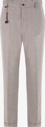 Marco Pescarolo Klassische Flanellhose Manu