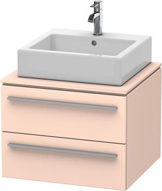 Duravit Duravit X-large Mueble De Pared Para Consola 6717, 2 Cajones, 600mm, Color (frente/cuerpo): Albaricoque Perla Seda Laca Mate - Xl671702020