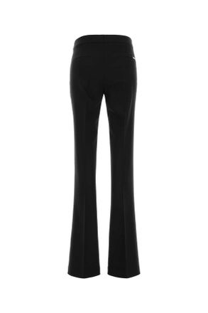 Blumarine Stretch Gabardine Trousers - Black