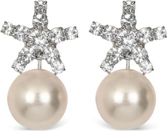 Jennifer Behr Orecchini Novella con cristalli - Argento