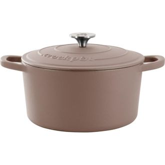 Crock-pot 5 Quart Enameled Cast Iron Dutch Oven in Pink at Nordstrom