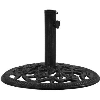 vidaXL Furniture Limited - Base De Sombrilla De Hierro Fundido Negro