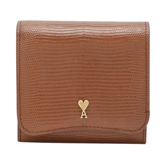Ami Cartera compacta Paris Paris - Accessories - Mujer - Marr&oacute;n - ONE SIZE