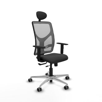 Piqueras y Crespo Silla De Oficina Piqueras Y Crespo Motilla Negro Espuma Alta Densidad