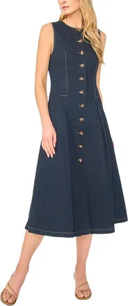 Ted Baker Mia Collarless Midi Dress