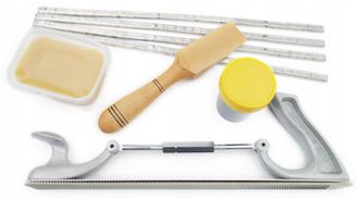 OEM Kit Per Stagnatura: Pasta Di Stagno, Spatola, Cera, Pialla, Raspa Obliqua A Grana Grossa