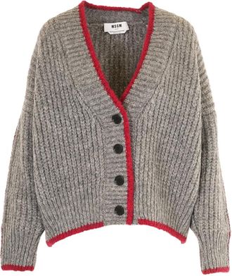 Msgm Msgm, Dames, Truien, Grijs, Maat: M