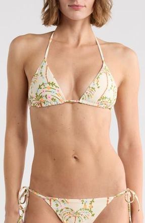 Maaji Balmy Reversible Bikini Top in Beige at Nordstrom Rack, Size Medium