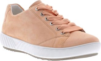 Ara Womens Alexandria Sneaker In Apricot Velour
