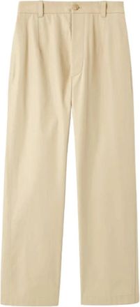 Loro Piana Fuji Broeken - Heren - Straight fit broeken - Beige - 2XL - Katoen - Broeken
