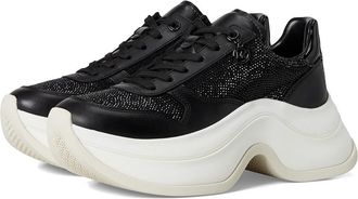 Michael Kors Arla Trainer Womens Shoes Black : 7.5 M, Leather