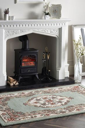 Origin Store Shensi Rug in Green | Size: 67 cm x 210 cm