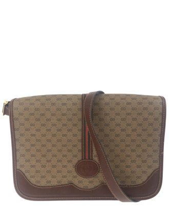 Gucci Brown Leather Shoulder Bag (Authentic Pre-Loved)