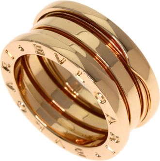 Bulgari Pink Gold Pink Gold (18K) Band Ring (Pre-Owned)