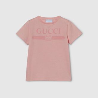 Gucci Kids - Cotton T-shirt With Print, Pink, Ready-to-wear