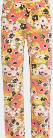 Mother The Mid-Rise Smokin Double Flood Jeans